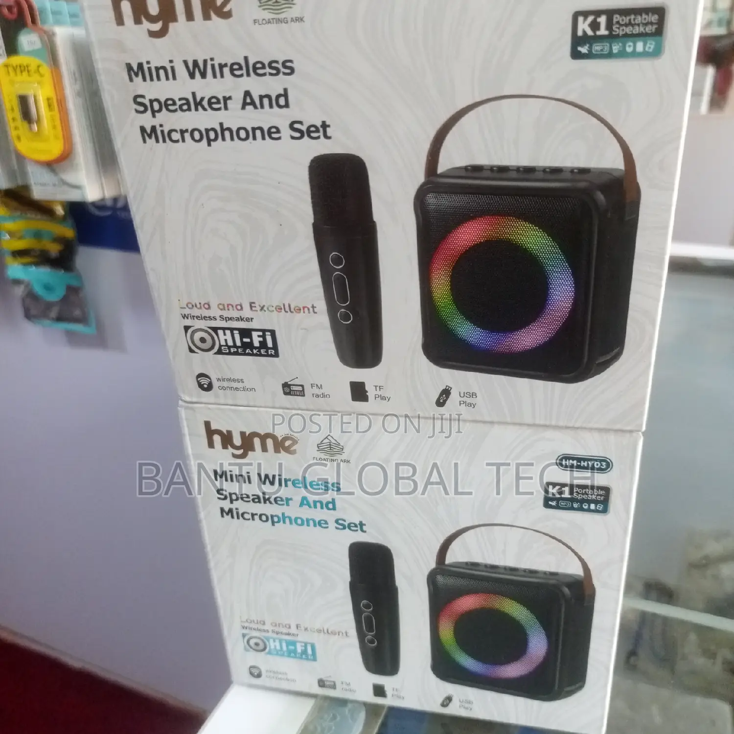Mini Wireless Speaker Microphone Set