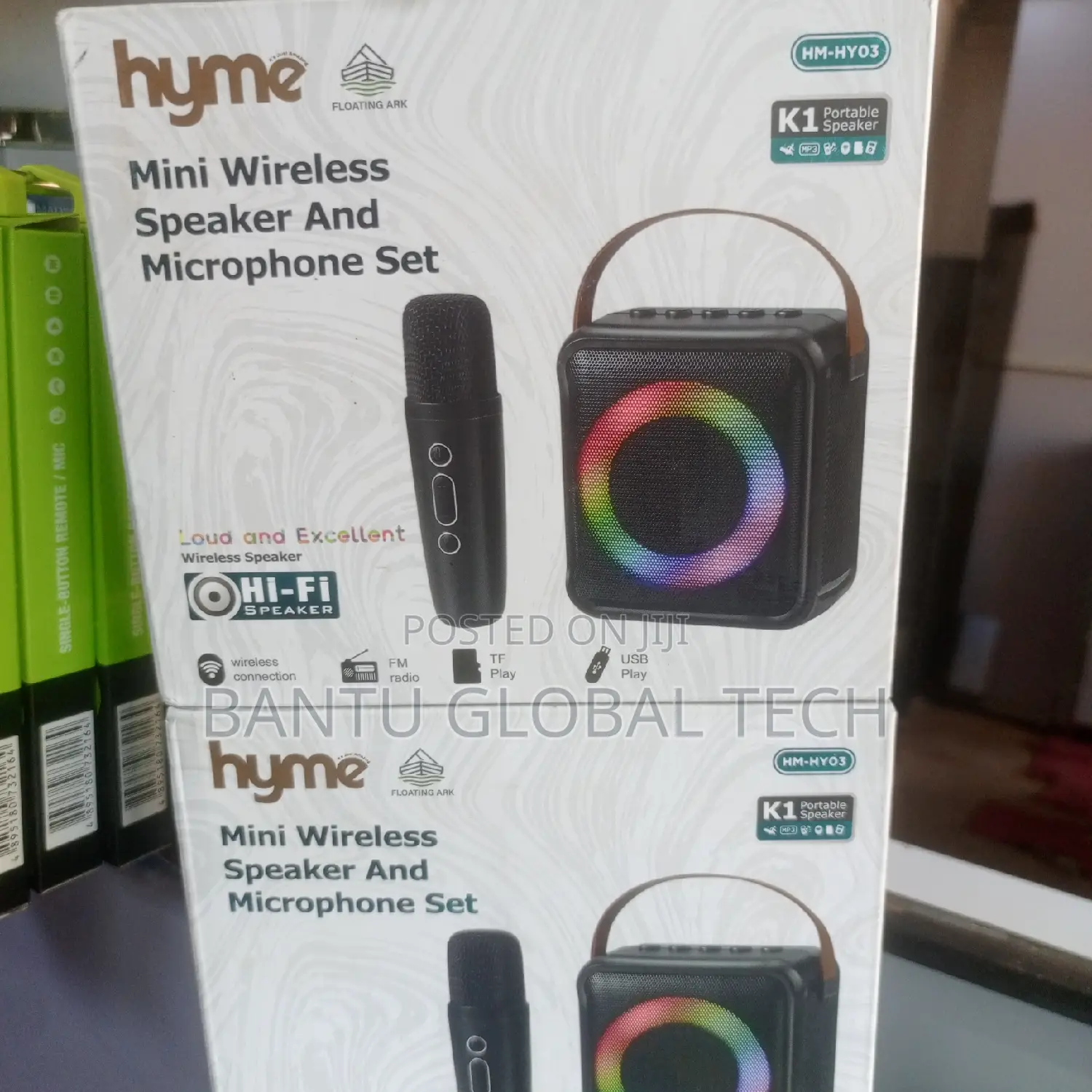 Mini Wireless Speaker Microphone Set