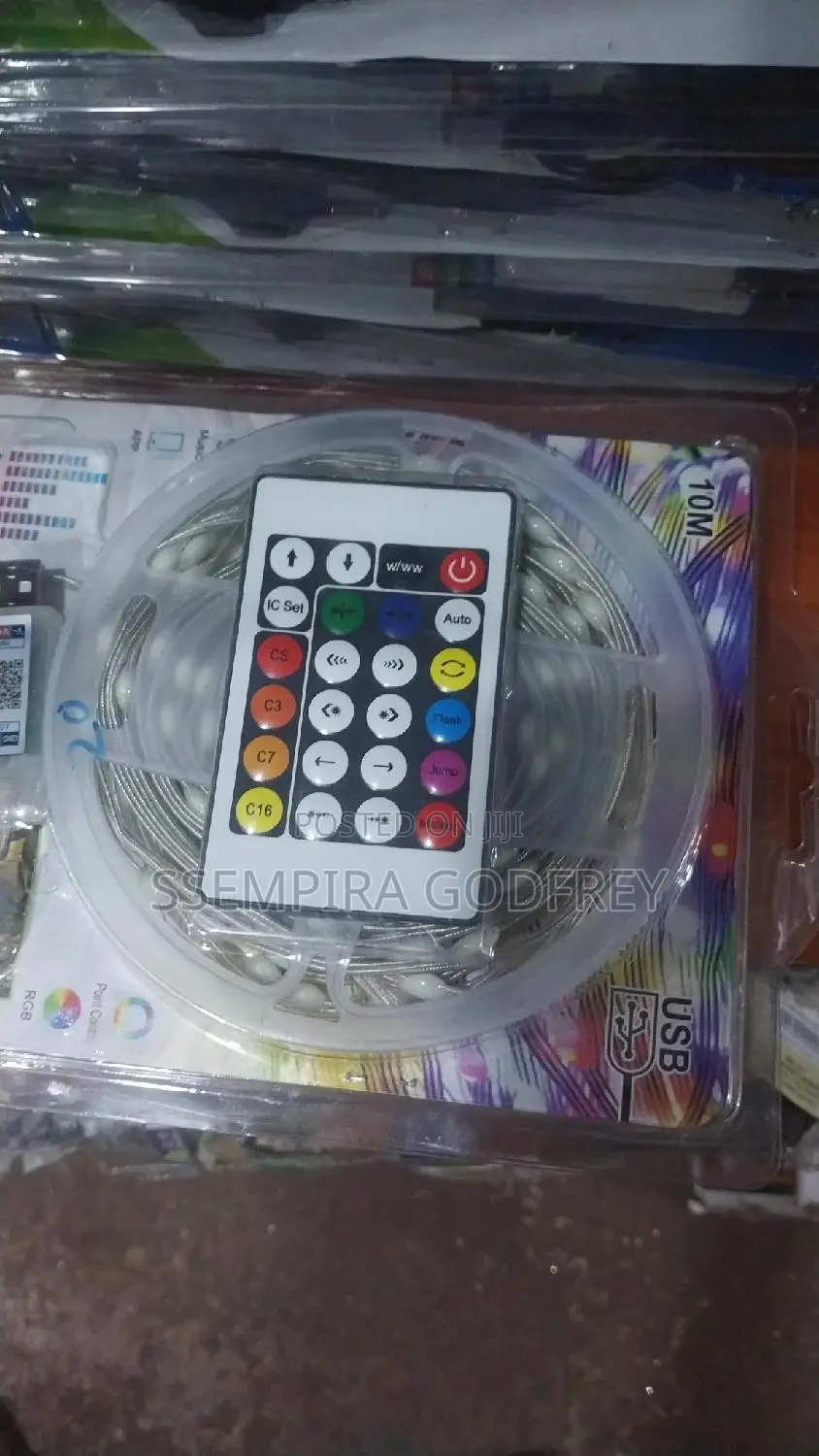 Usb Strip Lights 5050 RGB 16 Colour Effects