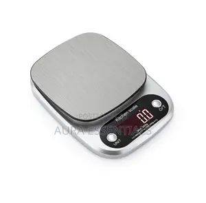 Digital Kitchen Scale Stainless Steel Surface
