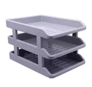 Deluxe File / Document Tray 1739/S, Set Of 3, Plastic