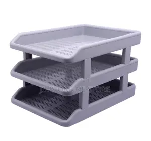 Deluxe File / Document Tray 1739/S, Set Of 3, Plastic