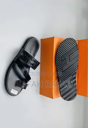 Original Men’S Hermes Italian Leather Sandals