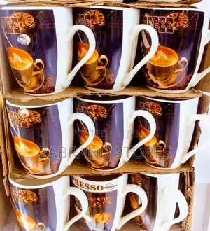 6pcs Coffee Ceramic Dinner Cups