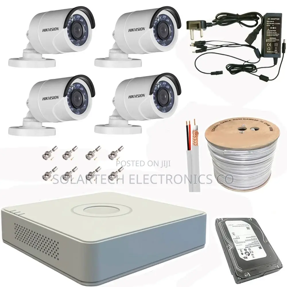 4 Channel CCTV Camera Kit Mik
