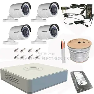 4 Channel CCTV Camera Kit Mik
