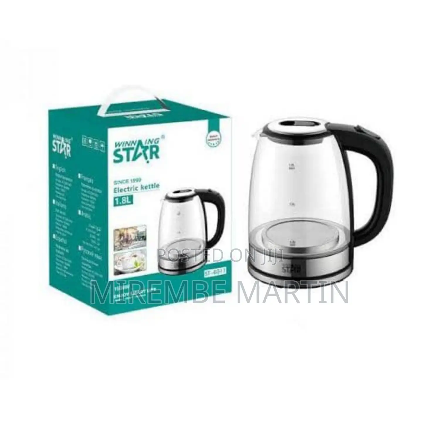 Winning Star 1.8L Electric Kettle.