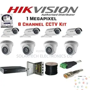 8 Channel CCTV Camera Kit Fr
