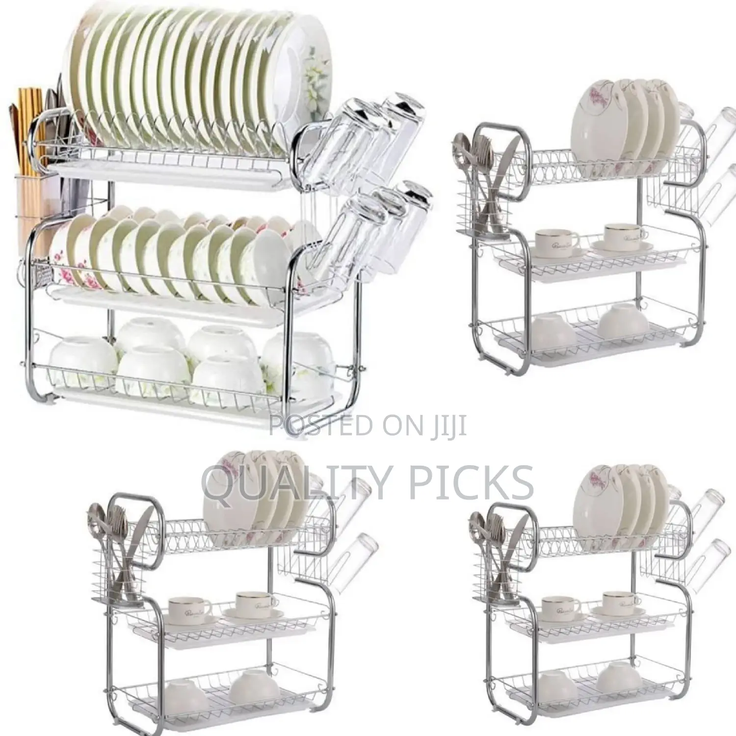 Stainless 3 Layer Dish Rack