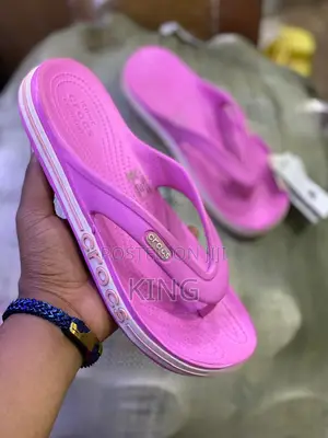 Crocs Flip Flops Original Sandals Black and Pink