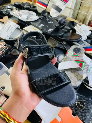 Prada Black Sandals. New