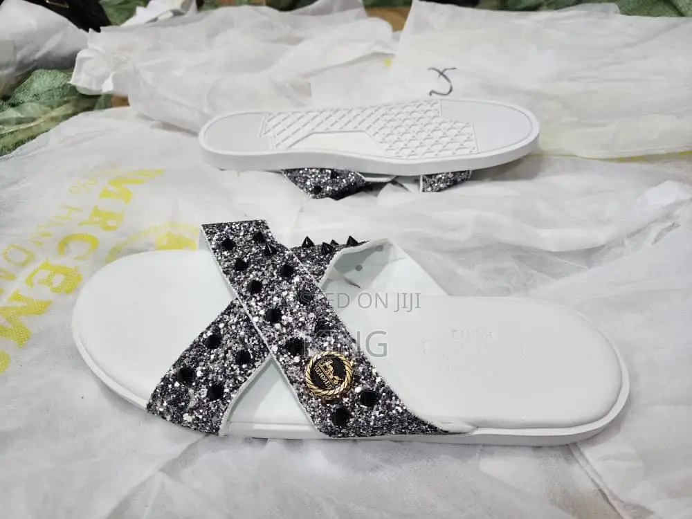 Hermes Black/White Sandals