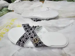 Hermes Black/White Sandals