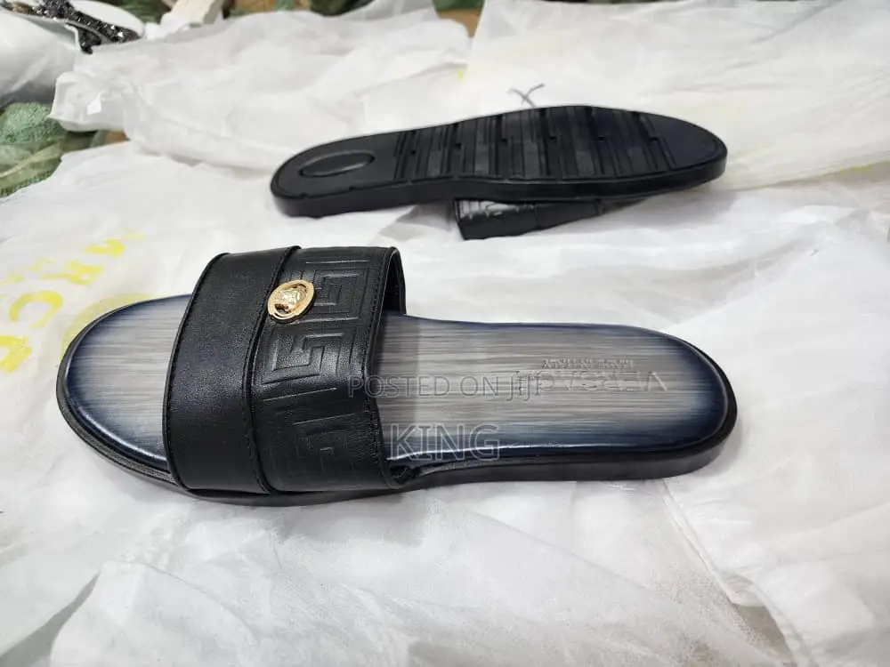 Versace Men Leather Sandals