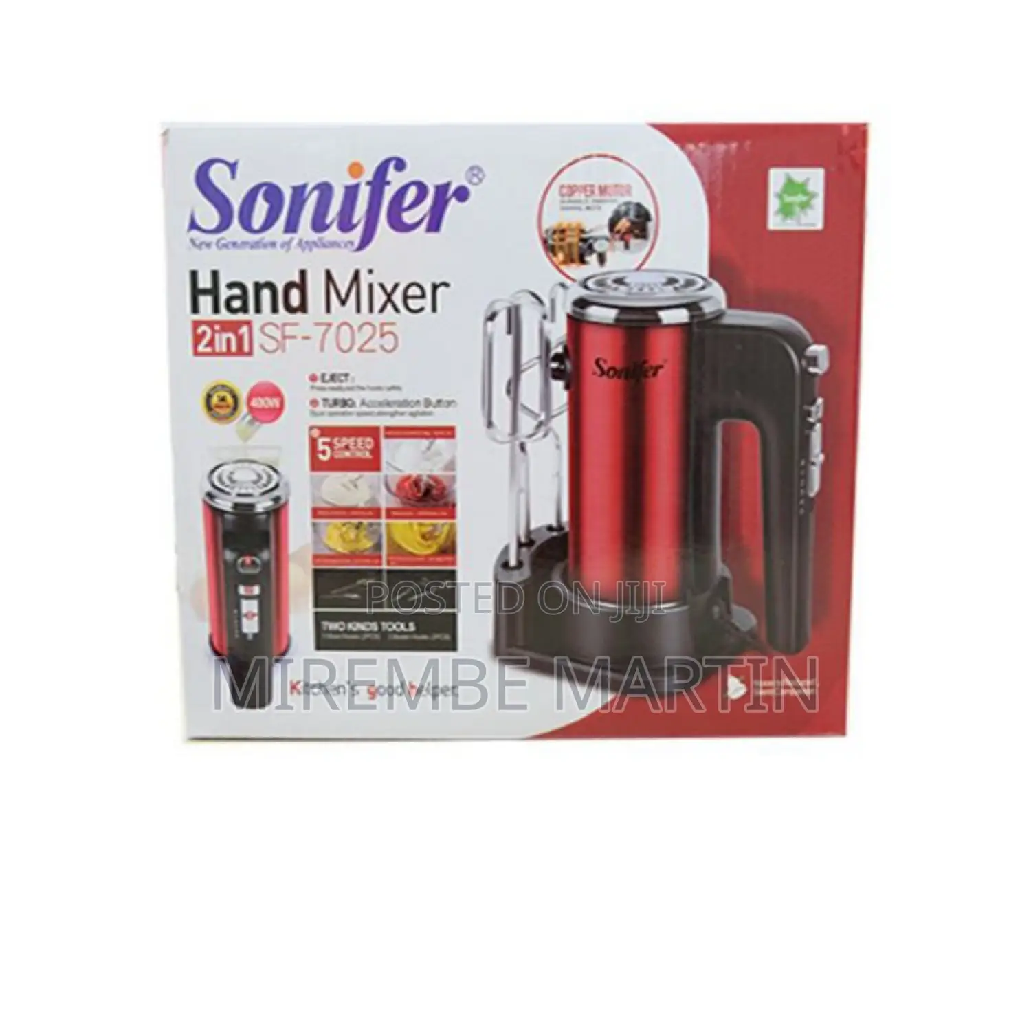 Sonifer 5 Speed Hand Mixer.