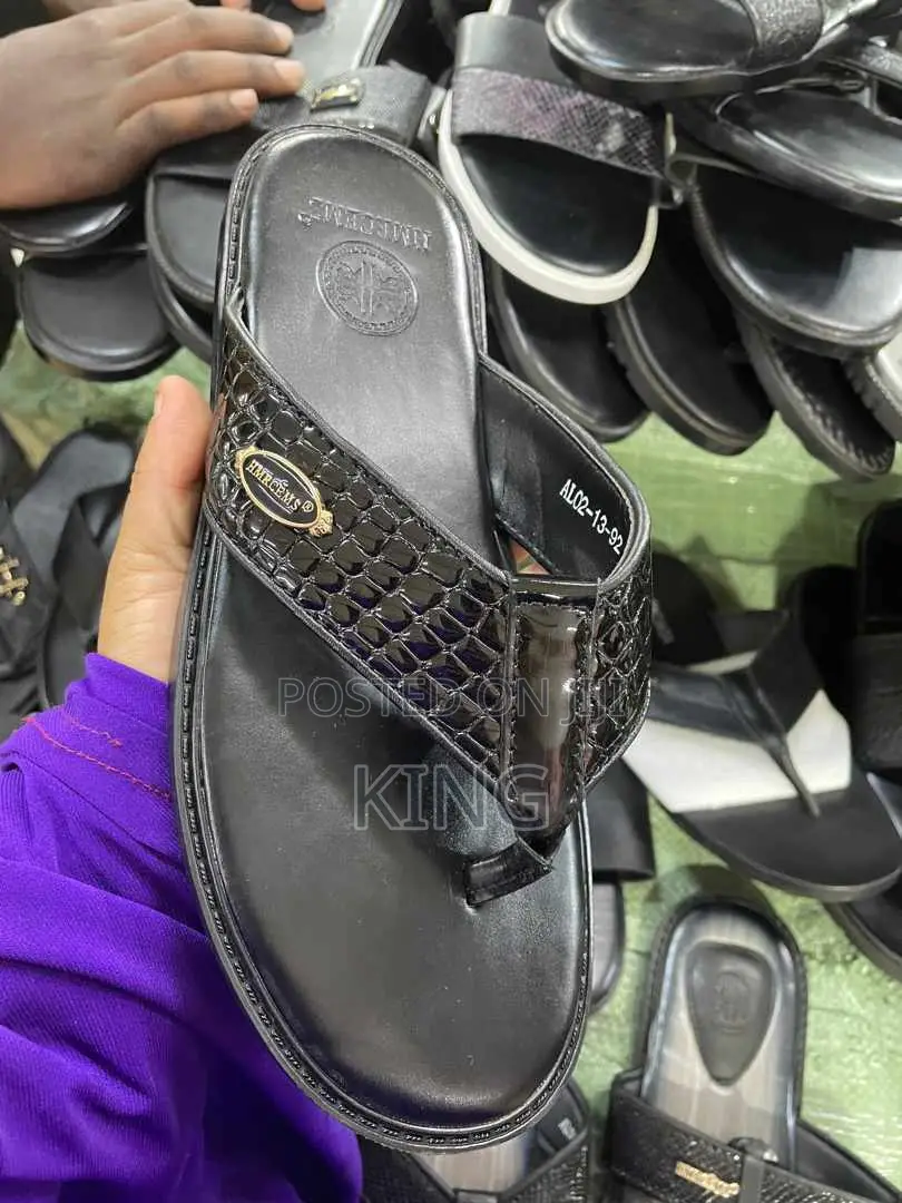 Black Sandals. Men Hermes