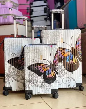 Plastic Suitcases in Full Set