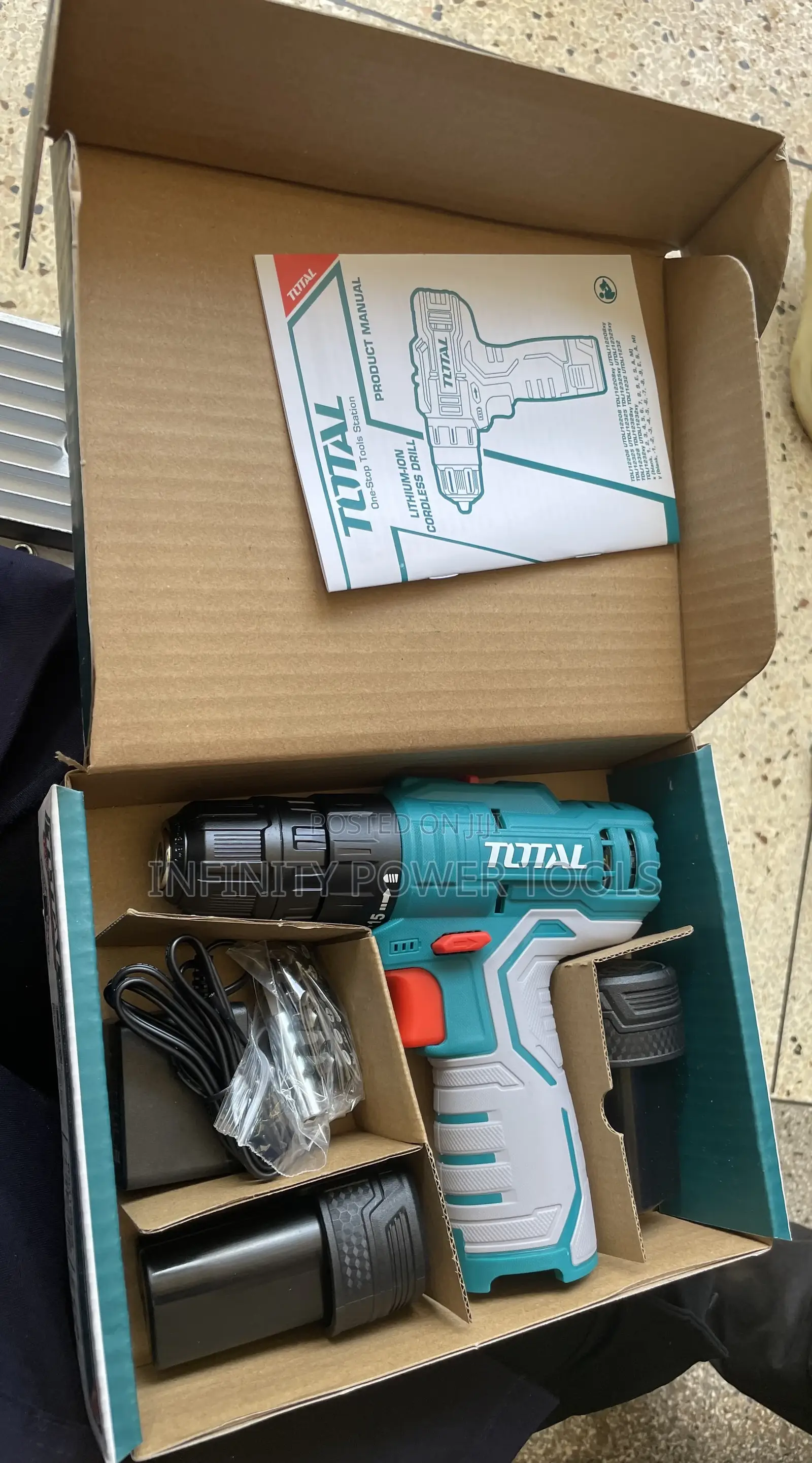 Cordless Drill Total Lithium Ion