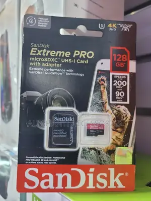 Extreme Pro SDHC Card 128gb Memory Card
