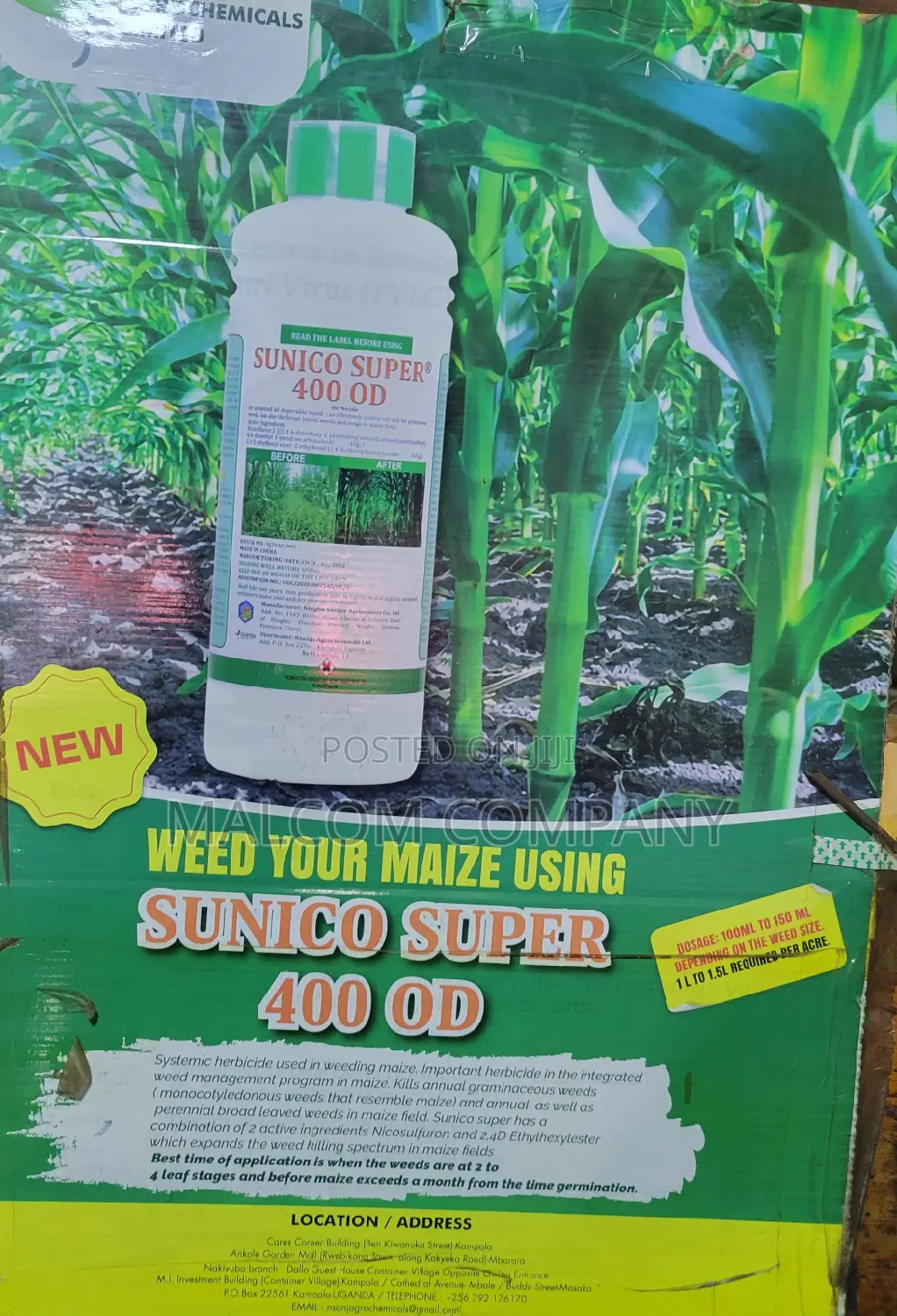 Sunico Super 400 OD Selective Maize Weed Control