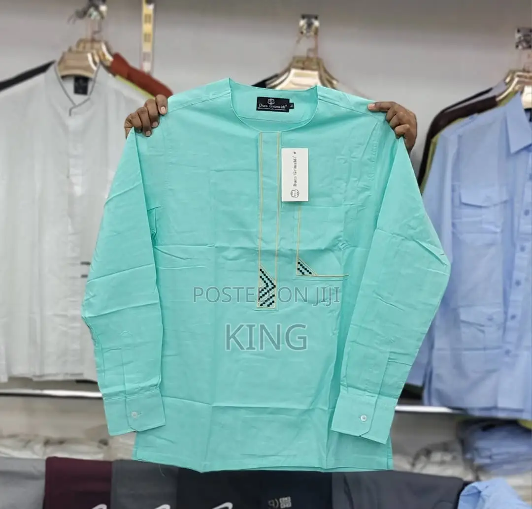 Kitengi Shirt New Green Kaftan.