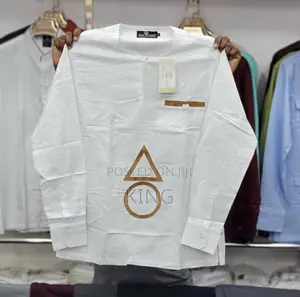 White Kitengi Shirt. African Wear