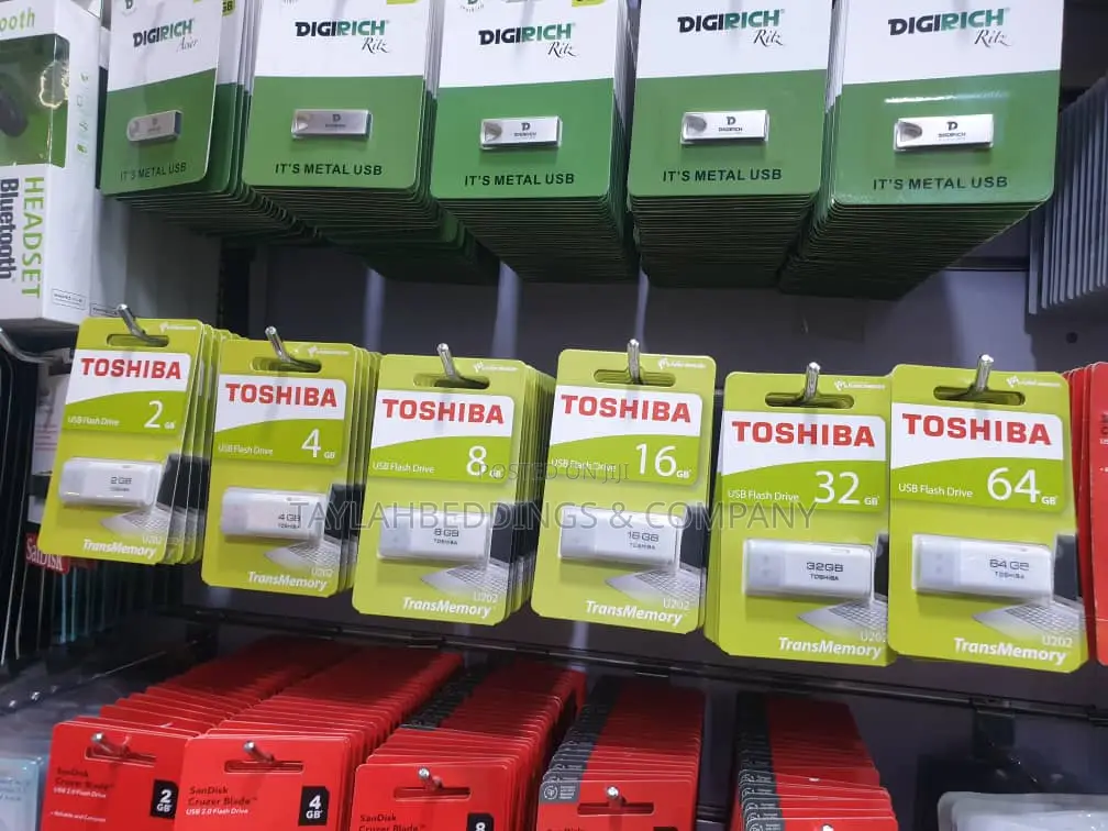 64GB Toshiba Flash Drive – White