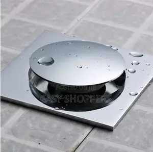 Smart Drain Pop Up Click 15x15 Bathroom Stainless Steel