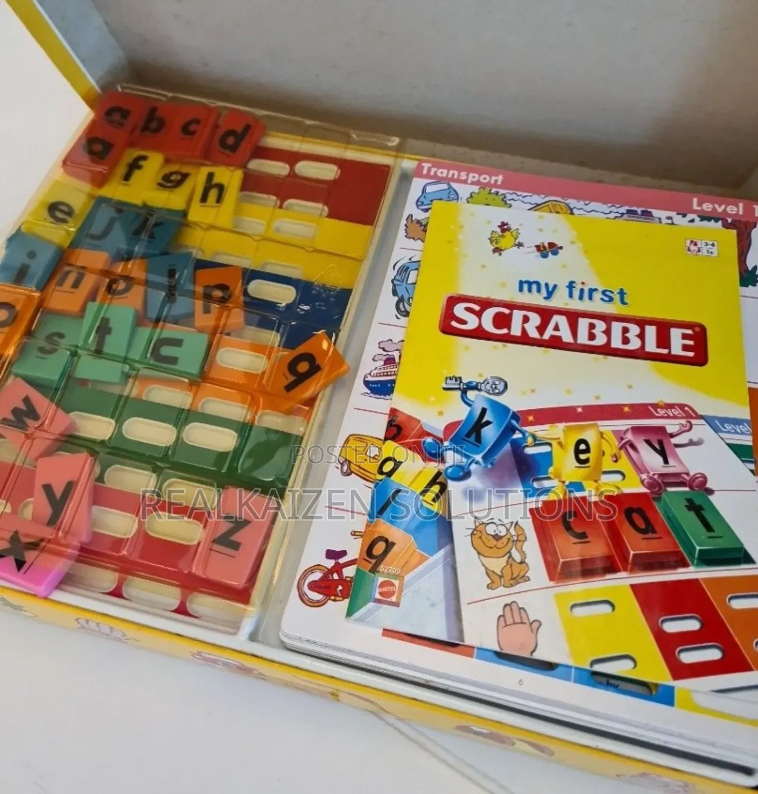 MY FIRST SCRABBLE Cross Word Making Educational Game