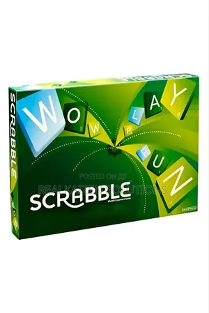 SCRABBLE Word Letters Board Game| All Ages for 2-4 Players