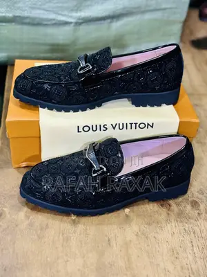 Original Men’S Luxury Louis Vuitton Stoned Loafers