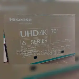 70 Inches Hisense Uhd4k Flat Screen With Inbuilt Decoder