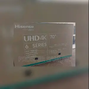 70 Inches Hisense Uhd4k Flat Screen With Inbuilt Decoder