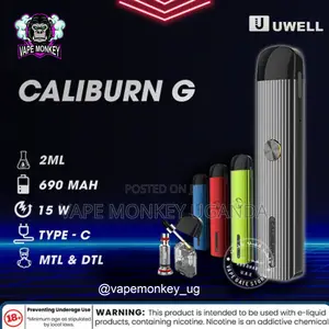 Uwell Caliburn G 15w Pod System Kit 690mah