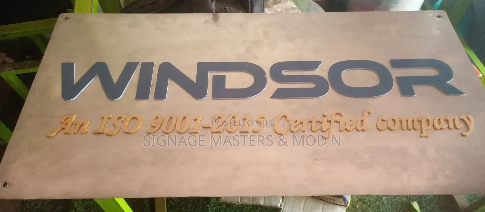 Office Reception Sign