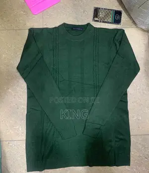 Green Plain Sweater