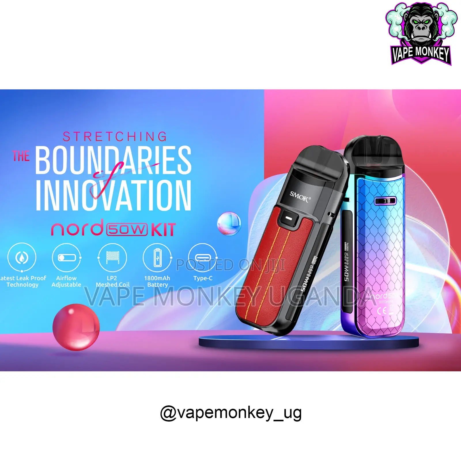 Smok Nord 50w Kit 1800mah