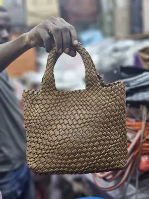 Cisa Leather Wooven Handbag Bag.