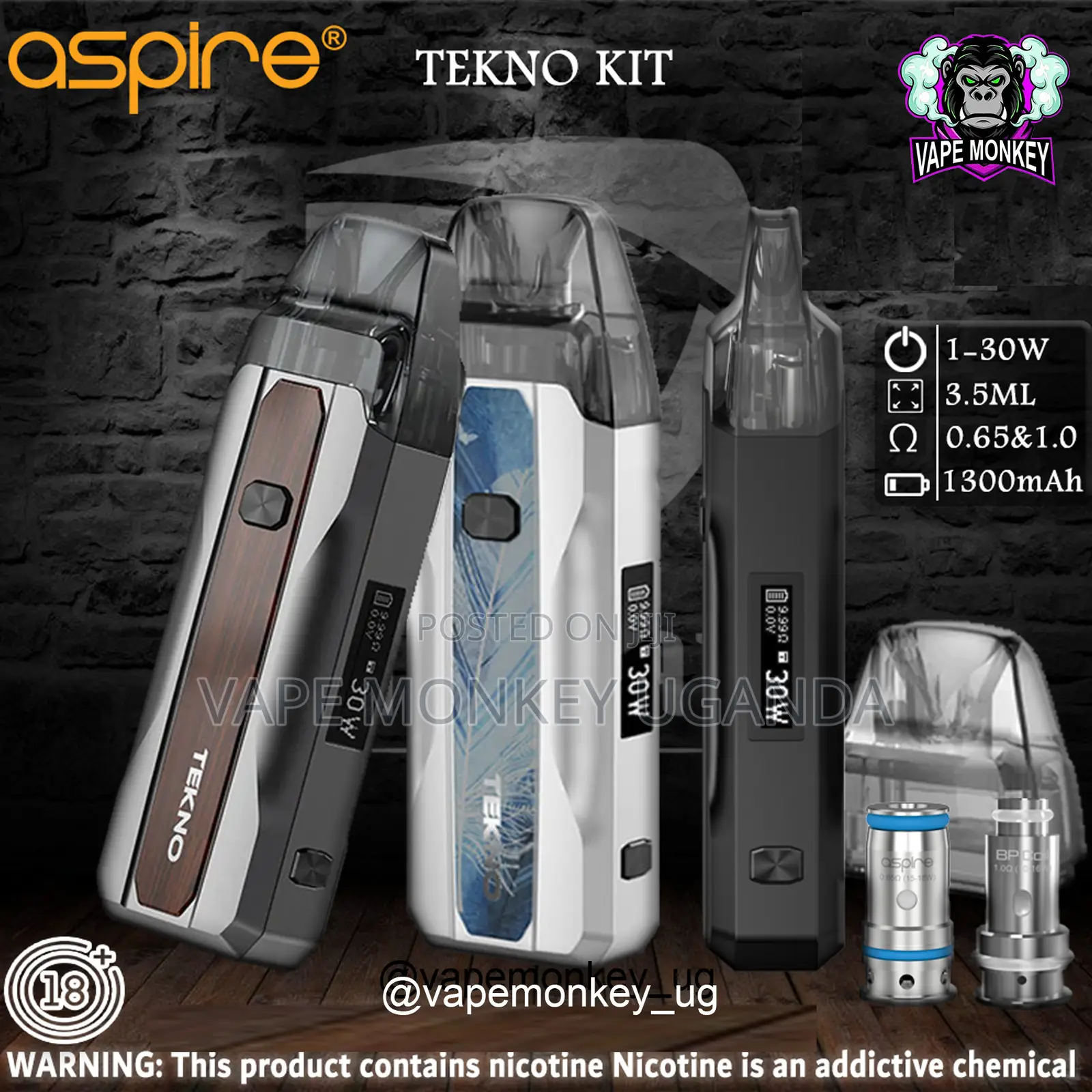 Aspire Tekno 30W Pod System