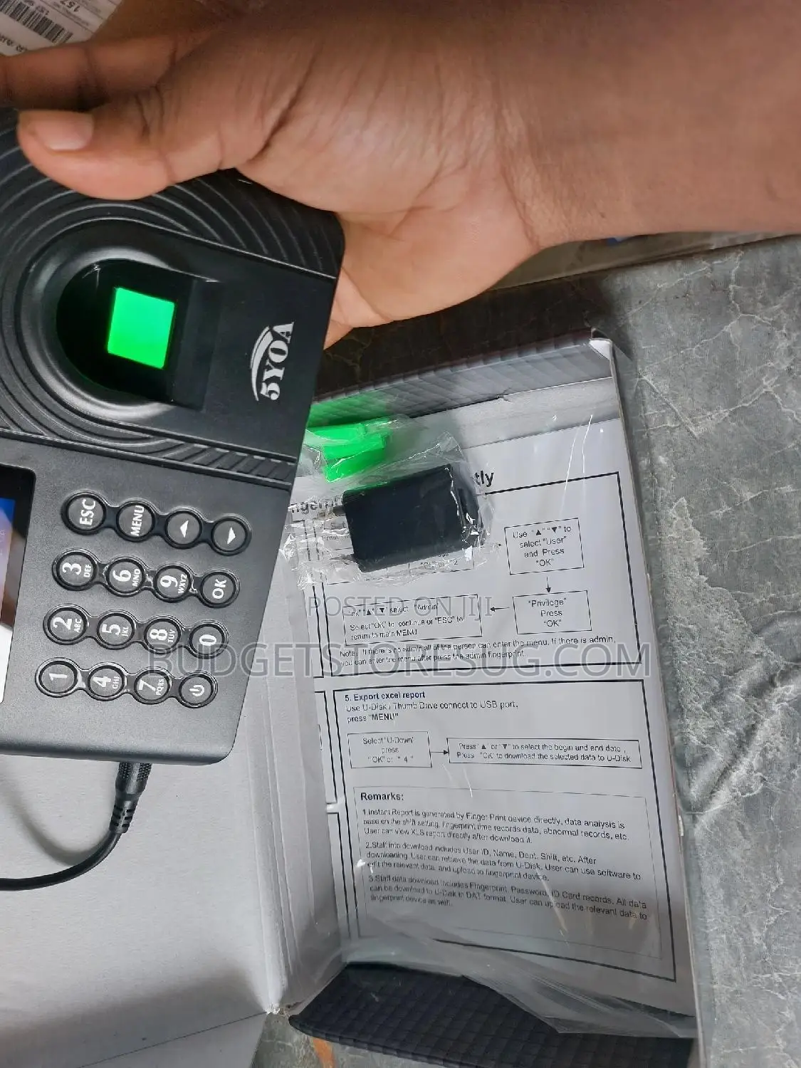 Portable Biometric Attendance Machine