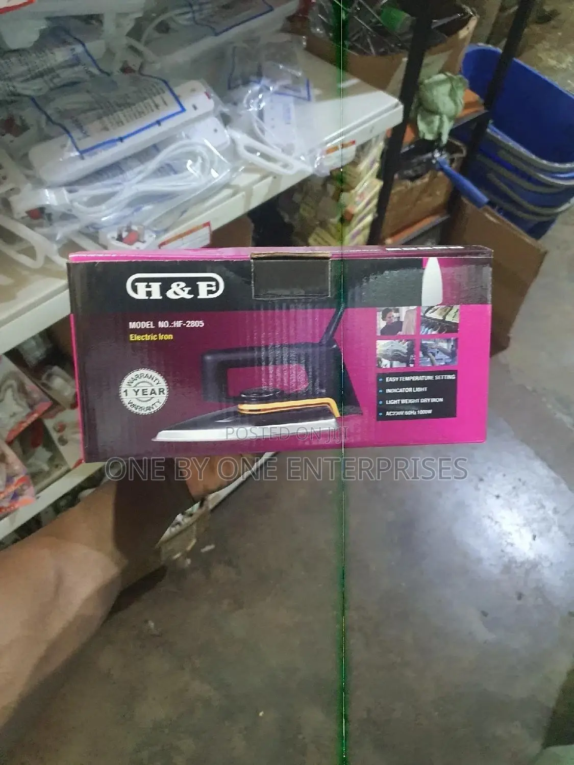 H F Electric Flat Iron