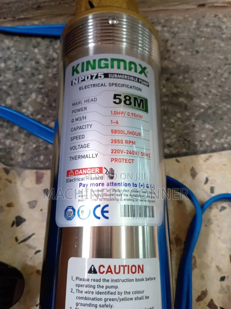 King Max 58mtrs Submersible
