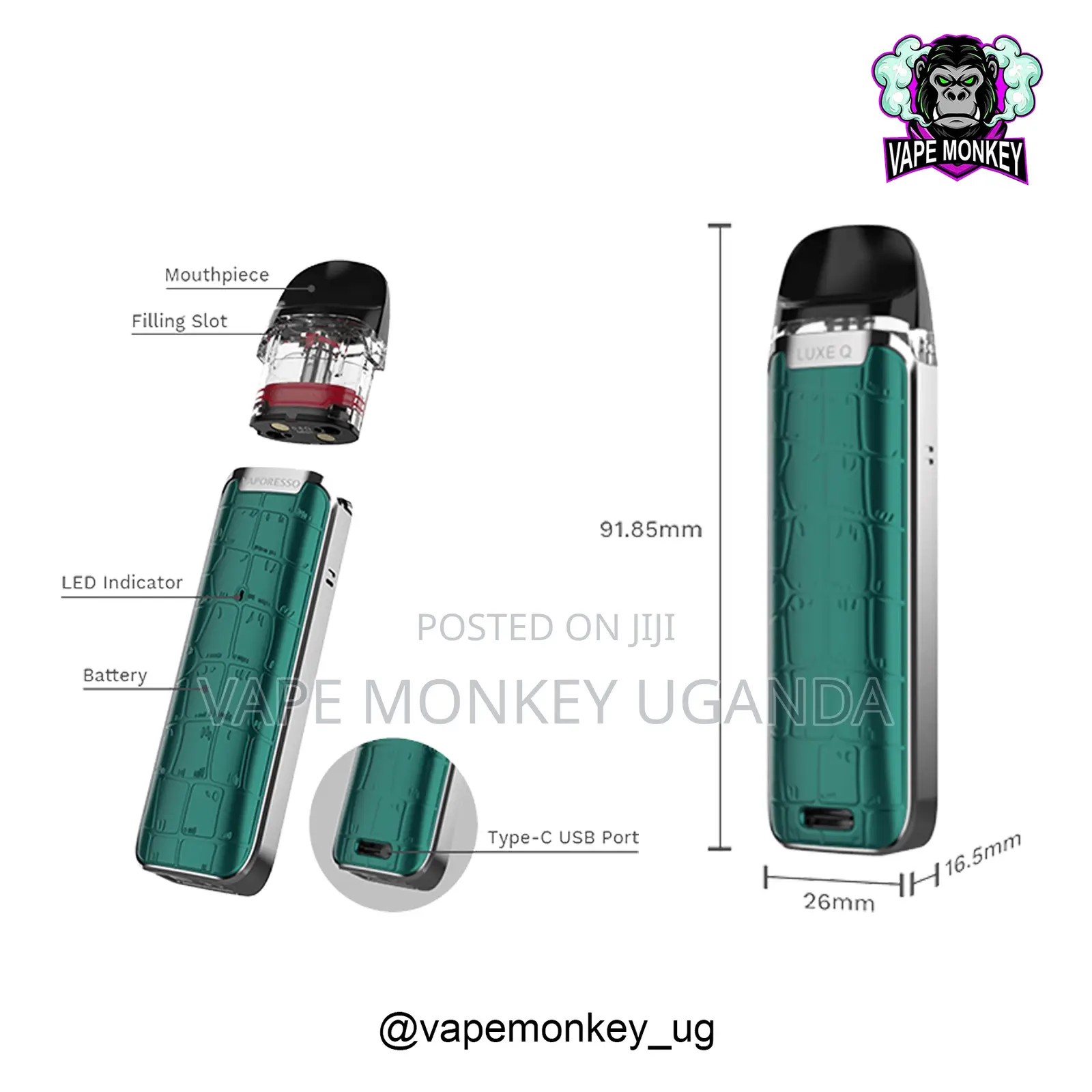 Vaporesso Luxe Q Pod KIT 1000mah