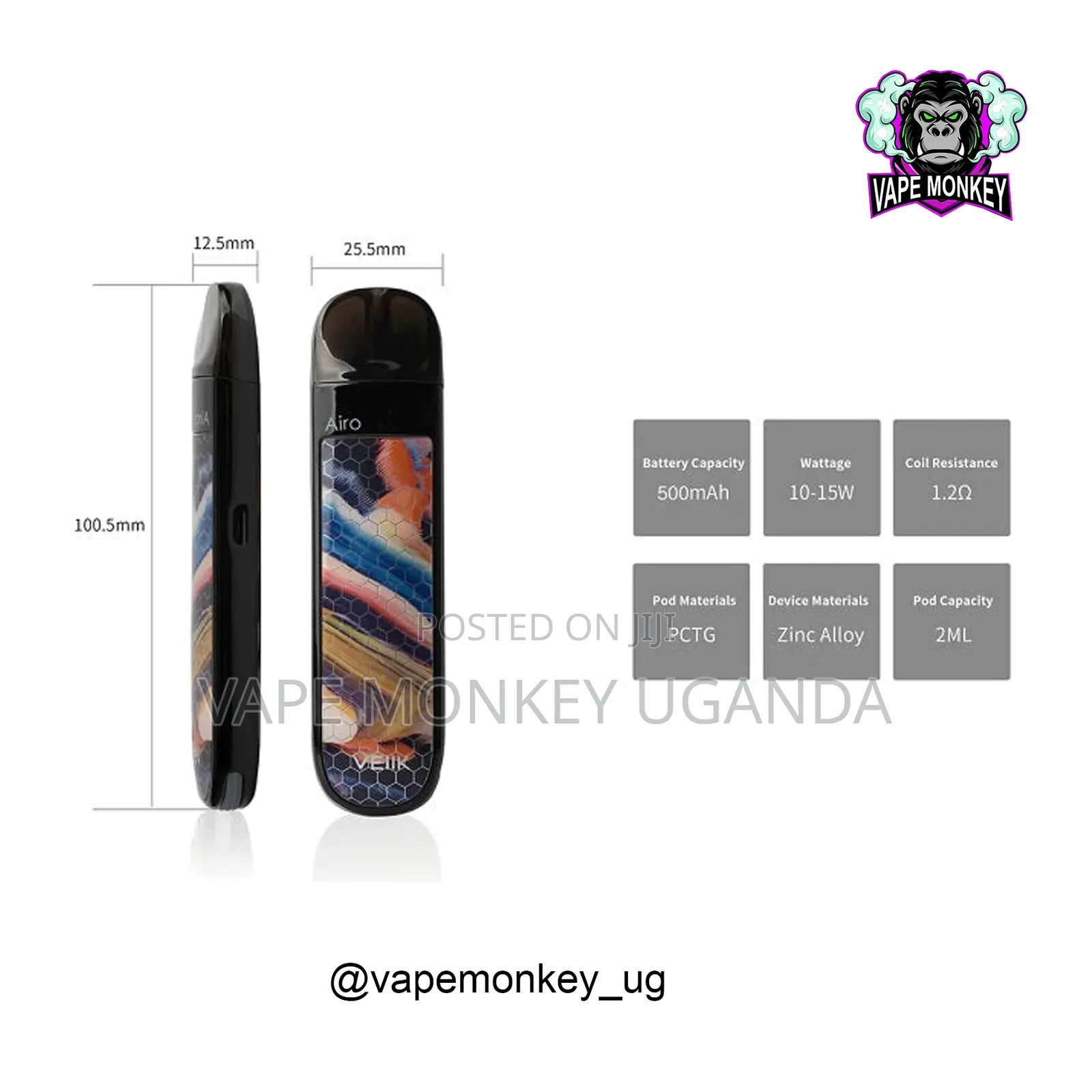 VEIIK Airo Kit Upgraded Leather Limited Edition 500mah