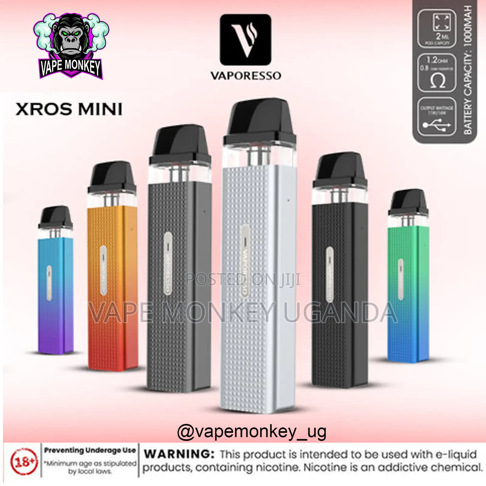 Vaporesso Xros Mini 1000mah Pod System