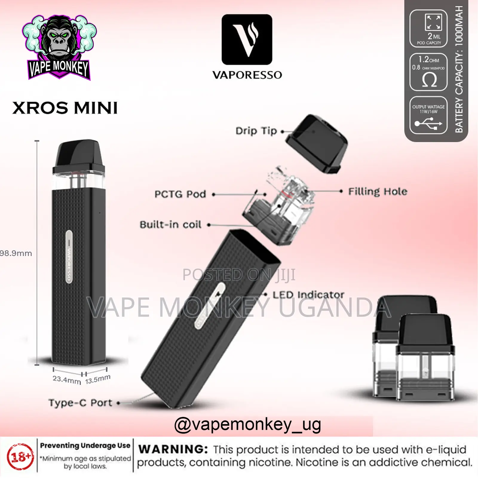 Vaporesso Xros Mini 1000mah Pod System