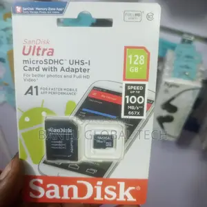 Sandisk Ultra Micro SDXC/Memory Card 128GB + Adapter