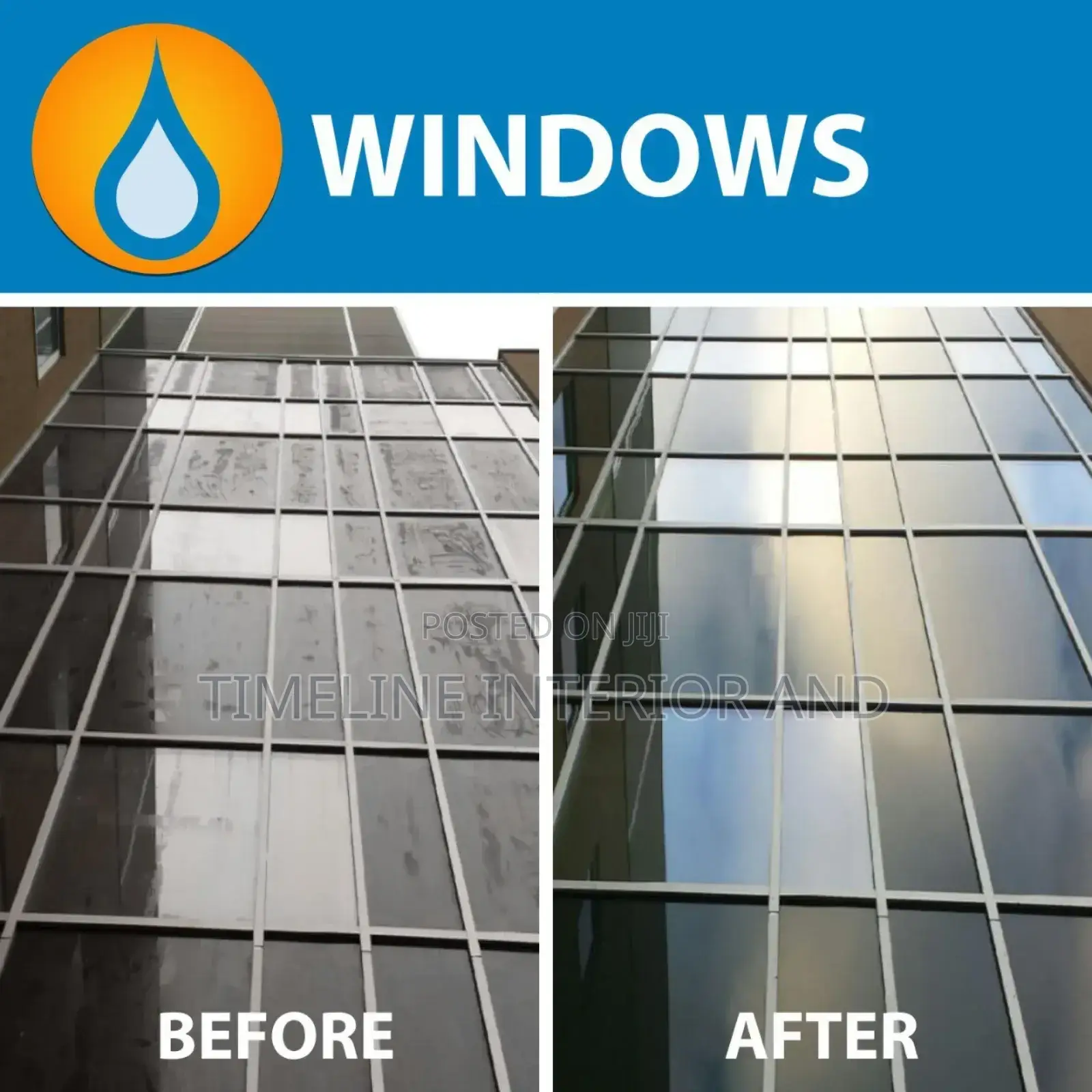 Glass Windows Deep Cleaning.