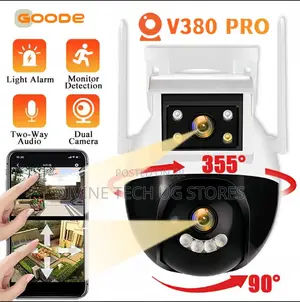 360 Dual Lens Wifi PTZ Wireless IP Indoor And Outdoor Camera