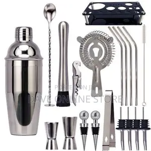 20pcs Shaker Cocktail Set and Bar Tools Barman Kit